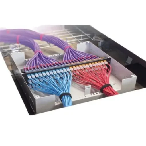 HellermannTyton Connectivity ZCE2 Series 19 Port RJ45 RJ Patch Panel Shielded 2U Grey - ZCE2UXXXXGY product image
