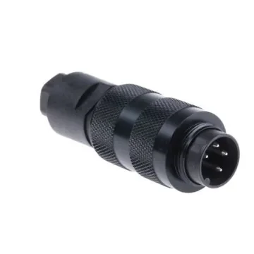 Binder Circular Connector, 4 Contacts, Cable Mount, M16 Connector, Socket, Male, IP67, 723 Series - 09-0109-25-04 product image