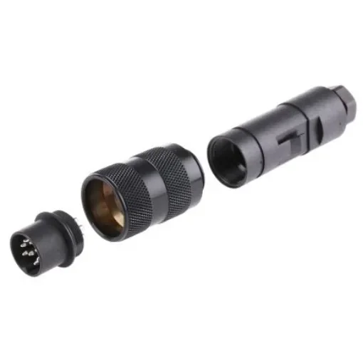 binder Circular Connector, 8 Contacts, Cable Mount, M16 Connector, Socket, Male, IP67, 723 Series - 09-0171-25-08 product image
