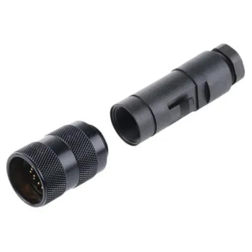 binder Circular Connector, 12 Contacts, Cable Mount, M16 Connector, Plug, Male, IP67, 723 Series - 09-0129-70-12 product image
