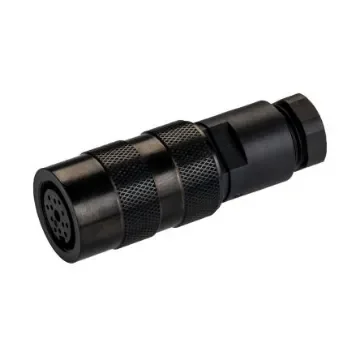 binder Circular Connector, 12 Contacts, Cable Mount, M16 Connector, Plug, Female, IP67, 723 Series - 09-0130-70-12 product image