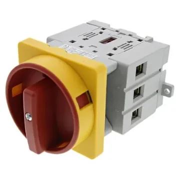 Allen Bradley 3P Pole Panel Mount Isolator Switch - 40A Maximum Current, 18.5kW Power Rating, IP66 - 194E-E40-1753-6N product image