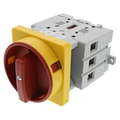 Allen Bradley 3P Pole Panel Mount Isolator Switch - 40A Maximum Current, 18.5kW Power Rating, IP66 - 194E-E40-1753-6N product image