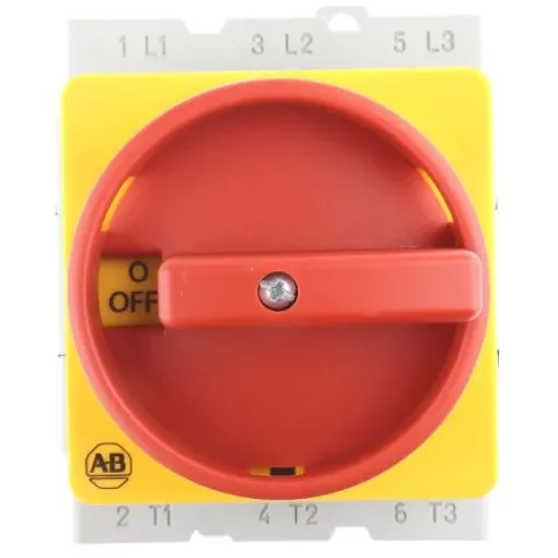 Allen Bradley 3P Pole Isolator Switch - 80A Maximum Current, 37kW Power Rating, IP66 - 194E-A80-1753-6N product image