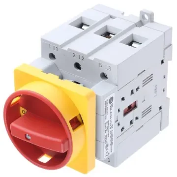 Allen Bradley 3P Pole DIN Rail Isolator Switch - 100A Maximum Current, 45kW Power Rating, IP66 - 194E-A100-1753-6N product image