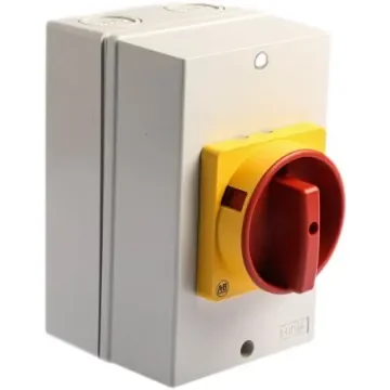 Allen Bradley 3P Pole Isolator Switch - 25A Maximum Current, 11kW Power Rating, IP66 - 194E-Y25-1753-6N product image