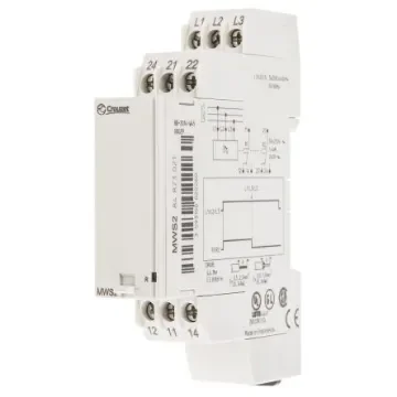 Crouzet Phase Monitoring Relay, 3 Phase, DPDT, DIN Rail - 84873021 product image