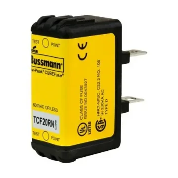 6A NH Fuse, 1.75 x 0.75 x 1.88in, 600V ac - TCF6RN product image