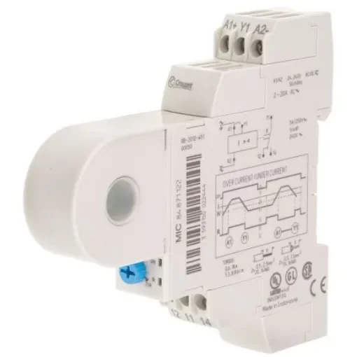 Crouzet Current Monitoring Relay, SP-NO/NC, DIN Rail - 84871122 product image