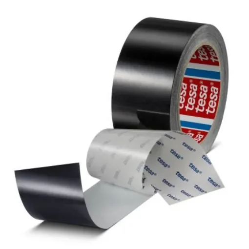 Tesa 60960 Black PET Film 20m Floor Tape, 0.175mm Thickness - 60960-00000-00 product image