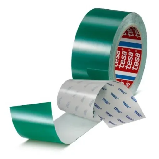 Tesa 60960 Green PET Film 20m Floor Tape, 0.175mm Thickness - 60960-00005-00 product image