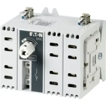 2 Pole Rear Panel Isolator Switch - 80A Maximum Current, IP20 - 6098924 DDC-80/2-SK product image