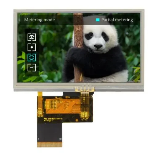NEWHAVEN DISPLAY INTERNATIONAL NHD-4.3-480272EF-ASXP-T IPS TFT LCD Colour Display / Touch Screen, 4.3in, 480 x 272pixels product image