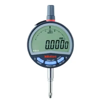 Mitutoyo 543-720BMetric Plunger Digital Indicator, 25.4 mm Measurement Range, 0.0005mm/0.001mm/0.01mm Resolution , H product image