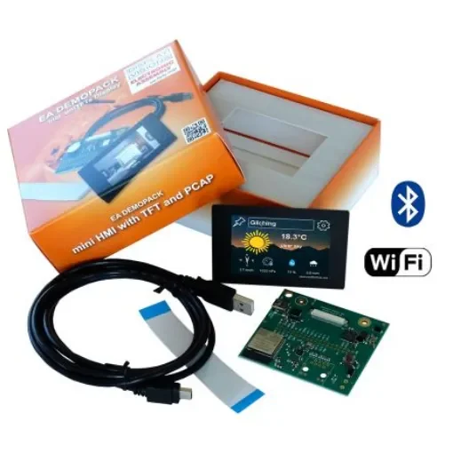 Display Visions Plus WIFI / Bluetooth Support, ESP32 build-in and 5~28V - EA DEMOPACK-WIFIBT product image