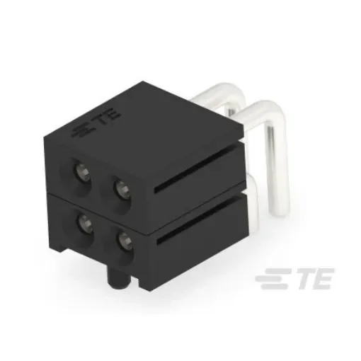 TE Connectivity, ICCON 6.6mm Pitch Power Backplane Power Connector, Socket, Right Angle, 2 Column, 2 Row, 4 Way, 2379 - 2379348-1 product image