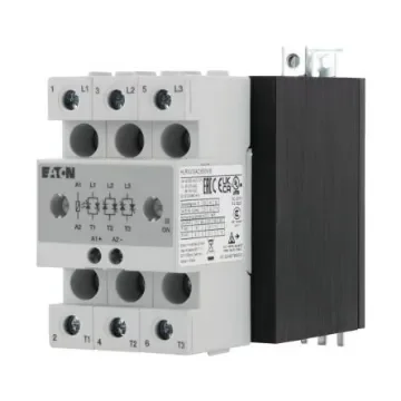 HLR Series Solid State Relay, 30 A Load, Chassis Mount, 660 V ac Load, 275 V ac Control - 360049 HLR30/3(AC)600V/S product image