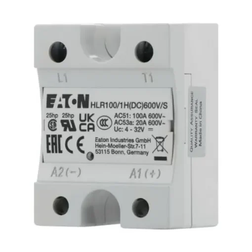 HLR Series Solid State Relay, 100 A Load, Chassis Mount, 660 V ac Load, 32 V dc Control - 360055 HLR100/1H(DC)600V/S product image