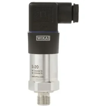 WIKA S-20 Series Pressure Sensor, 0bar Min, 1bar Max, Absolute, Gauge, Vacuum Reading - 48662883 product image