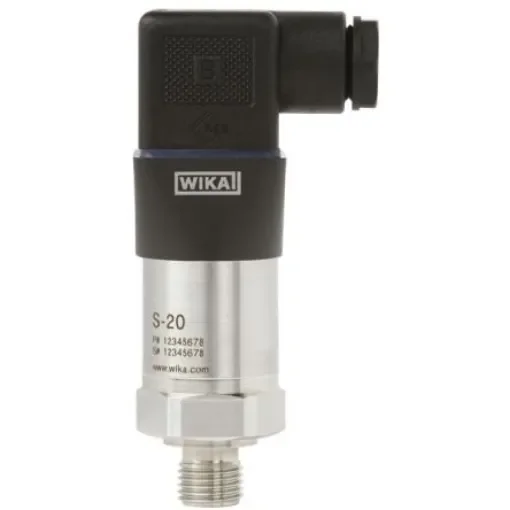 WIKA S-20 Series Pressure Sensor, 0bar Min, 4bar Max, Absolute, Gauge, Vacuum Reading - 48791126 product image