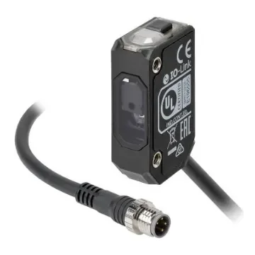 Omron Background Suppression Photoelectric Sensor, Rectangular Sensor, 1000 mm Detection Range - E3AS-F1000IPT-M3J 0.3M product image