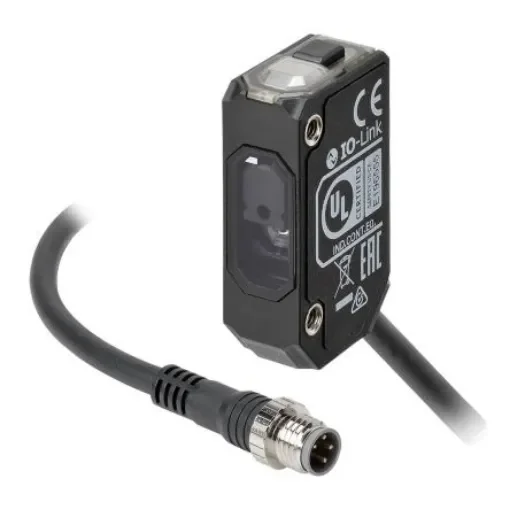 Omron Background Suppression Photoelectric Sensor, Rectangular Sensor, 1000 mm Detection Range - E3AS-F1000IPT-M3J 0.3M product image