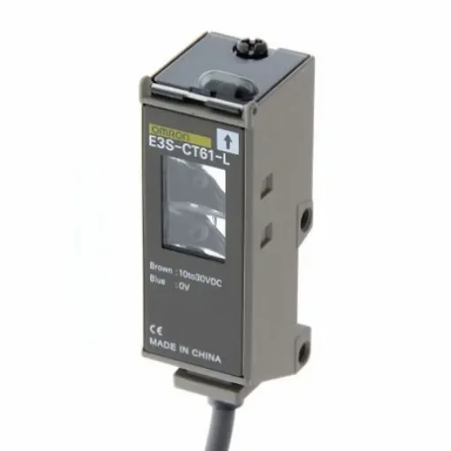 Omron Through Beam Photoelectric Sensor, Block Sensor, 12000 mm Detection Range - E3S-CT61-L 5M product image