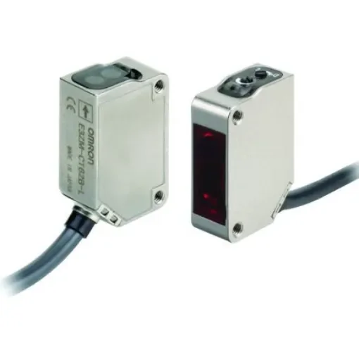 Omron Through Beam Photoelectric Sensor, Rectangular Sensor, 15000 mm Detection Range - E3ZM-CT81 2M product image