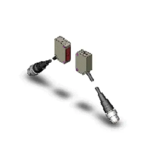 Omron Through Beam Photoelectric Sensor, Rectangular Sensor, 15000 mm Detection Range - E3ZM-CT81-M1TJ 0.3M product image