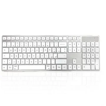 Ceratech 301 MAC Wireless Bluetooth Mac Keyboard, QWERTY, White - KYBAC301-BTMACIT product image