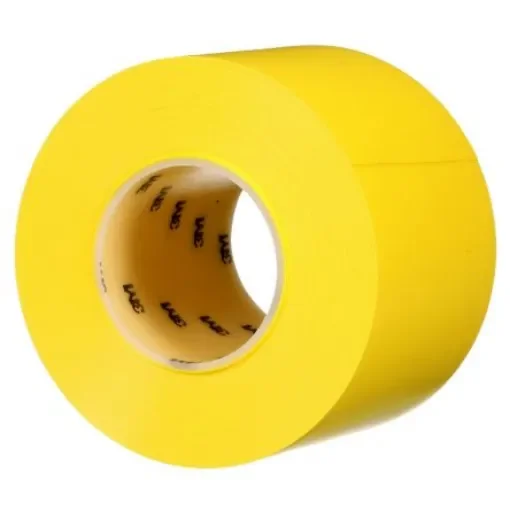 3M 971 Yellow Vinyl 32.9m Floor Tape, 0.43mm Thickness - 7100253142 product image