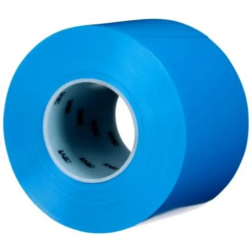 3M 971 Blue Vinyl 32.9m Floor Tape, 0.43mm Thickness - 7100254036 product image