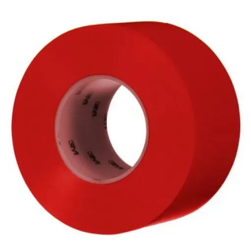 3M 971 Red Vinyl 32.9m Floor Tape, 0.43mm Thickness - 7100260624 product image