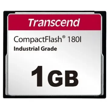 Transcend CF180I CompactFlash Industrial 1 GB SLC Compact Flash Card - TS1GCF180I product image