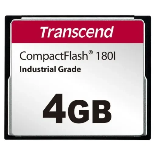 Transcend CF180I CompactFlash Industrial 4 GB SLC Compact Flash Card - TS4GCF180I product image