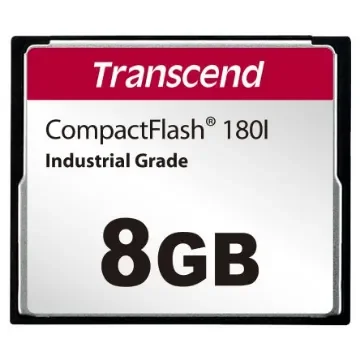 Transcend CF180I CompactFlash Industrial 8 GB SLC Compact Flash Card - TS8GCF180I product image