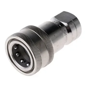 Parker Stainless Steel Female Hydraulic Quick Connect Coupling, G 1/8 Female - SH1-62-BSPP product image