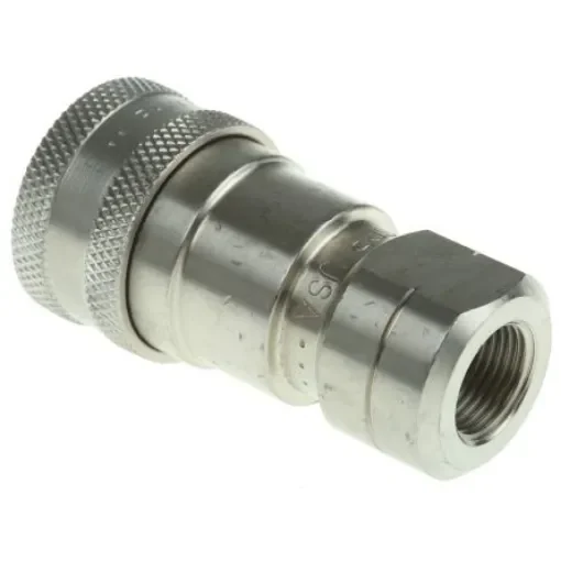 Parker Stainless Steel Female Hydraulic Quick Connect Coupling, G 3/8 Female - SH3-62-BSPP product image