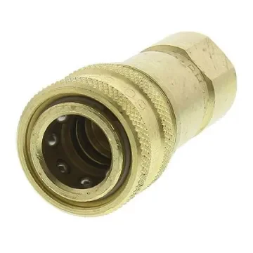 Parker Brass Female Hydraulic Quick Connect Coupling, G 3/4 Female - BH6-60-BSPP product image