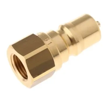 Parker Brass Female Hydraulic Quick Connect Coupling, G 1/4 Male - BH2-61-BSPP product image