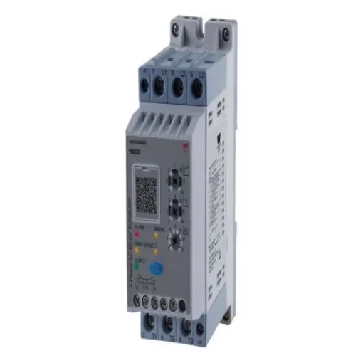 Carlo Gavazzi RSGD Soft Starter, 12 Amps, 400 V, 3 Phase, IP20 - RSGD4012F0VD210C product image