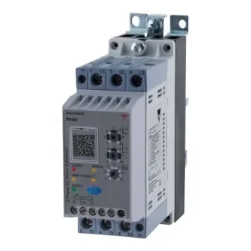Carlo Gavazzi RSGD Soft Starter, 45 Amps, 400 V, 3 Phase, IP20 - RSGD4045F0VX210C product image
