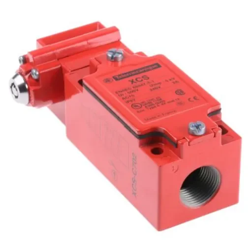 Telemecanique Sensors XCSC Safety Interlock Switch, 2NC/1NO, Keyed, Zinc Alloy - XCSC702 product image