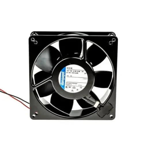 ebm-papst 5100 N Series Axial Fan, 12 V dc, DC Operation, 260m³/h, 9.5W, 790mA Max, 135 x 135 x 38mm - 5112N product image