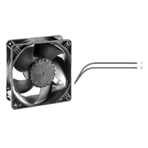 ebm-papst AxiACi 120 Series Axial Fan, 115 V ac, 230 V ac, AC Operation, 96m³/h, 1.7W, IP65, 120 x 120 x 38mm - AxiACi120-00179 product image