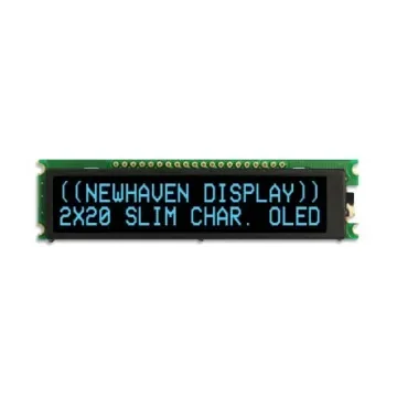 NEWHAVEN DISPLAY INTERNATIONAL Blue OLED Display I2C, Parallel, SPI Interface - NHD-0220CW-AB3 product image
