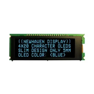 NEWHAVEN DISPLAY INTERNATIONAL Blue OLED Display I2C, Parallel, SPI Interface - NHD-0420CW-AB3 product image