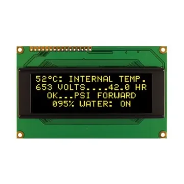 NEWHAVEN DISPLAY INTERNATIONAL Yellow OLED Display Serial/Parallel Interface - NHD-0420DZW-AY5 product image