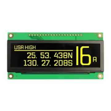 NEWHAVEN DISPLAY INTERNATIONAL 3.12in Yellow OLED Display Serial/Parallel Interface - NHD-3.12-25664UCY2 product image