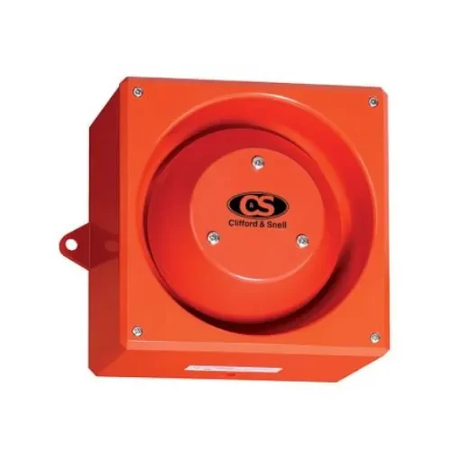 Clifford & Snell YA80 Series Wall or Bulkhead Electronic Sounder, 48 V dc, 116dB at 1 m, IP66, DC, 32-Tone - 204414 product image